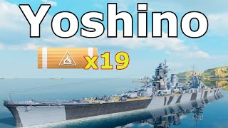 World of WarShips Yoshino  5 Kills 260K Damage [upl. by Eluk447]