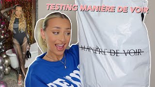 is it worth the hype HUGE MANIÈRE DE VOIR TRY ON HAUL £500 [upl. by Veats]