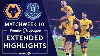 Wolves v Everton  PREMIER LEAGUE HIGHLIGHTS  11012021  NBC Sports [upl. by Ainej]