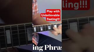 Play A Guitar Solo With UNBELIEVABLE FEELING guitarsolo guitarlesson pentatonic leadguitar [upl. by Mahgem863]