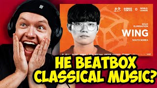 CHEZAME Reacts  WING 🇰🇷  GRAND BEATBOX BATTLE 2023 WORLD LEAGUE  Solo Elimination [upl. by Anauqal]