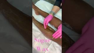 SUGAR WAX  WAXING esthetician sugaring hairremoval [upl. by Bj719]