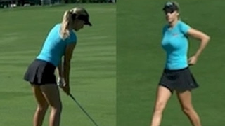 Paige Spiranac Golf Highlights 2015 Omega Dubai Masters LPGA [upl. by Eeraj]