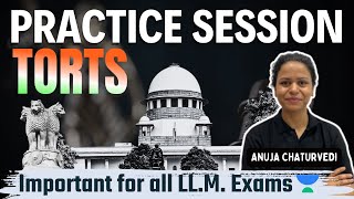 Practice Session for TORT Important for LLM Exams  CLAT PG 2025 [upl. by Epul]