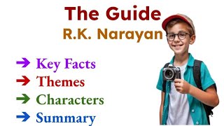 The Guide by RK Narayan Summary in Hindi English  Themes Characters [upl. by Drain]