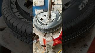 New Tyre And Alloy rims Fitting shorts tyre [upl. by Acirat478]