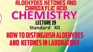 How to distinguish aldehydes and ketones in Laboratory [upl. by Cave]