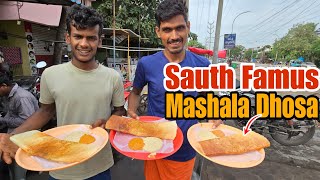 Sauth Most Famous Mashala Dhosa Khakar Majaa Hi Aa Gaya 😎  Cooking With Indian Truck Driver vlog [upl. by Aicia]