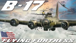 B17 Flying Fortress The American Mighty Bomber Of WW2 Upscaled HD Documentary [upl. by Ayisan]