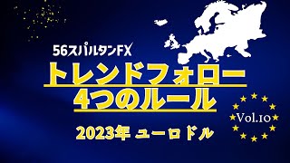 【 押し目買い チャートパターン 大衆心理 】2023年 ユーロドル vol10 日足の押しが入った判断基準 [upl. by Aicilram]