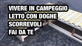 LETTO SCORREVOLE PER VAN  CAMPER E ROULOTTE [upl. by Afas]