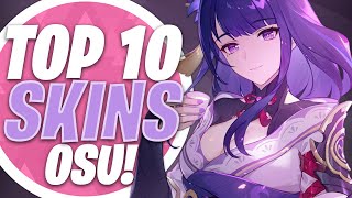 osu Best 10 Skins Compilation 2023 [upl. by Cyril]