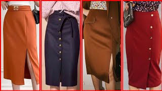 Work wear Chic Elevate Your Look with Plain Fabric Skirts2024Target Of Fashionquot [upl. by Ardyce]