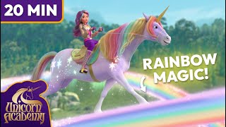 The BEST Unicorn Light Magic 🦄🌈 in Unicorn Academy  Cartoons for Kids [upl. by Brana]