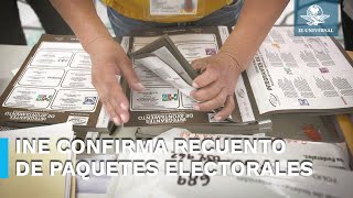 Estiman recuento del 60 de paquetes electorales presidenciales por posibles inconsistencias [upl. by Namas]