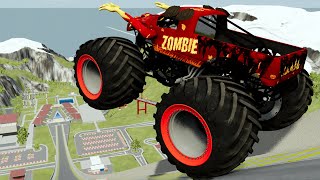 Zombie Overkill Evolution MUD BATTLE INSANE Racing Jumps and Destruction  BeamNGDrive [upl. by Celik691]