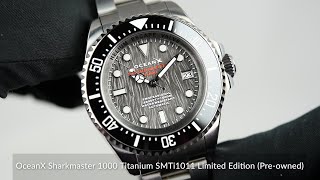 OceanX Sharkmaster 1000 Titanium SMTi1011 Limited Edition Preowned [upl. by Docilla]