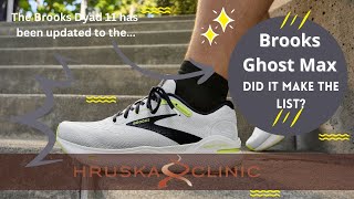 The Brooks Dyad 11 has been updated to the Brooks Ghost Max Does the new shoe make the list [upl. by Dagnah]