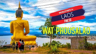 LAOS  PAKSE  Part 3  Wat Phousalao Temple  WELTREISE 391 [upl. by Kalindi]