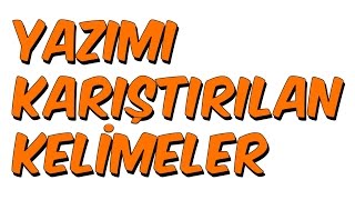 5dkda YAZIMI KARIŞTIRILAN KELİMELER [upl. by Nellie725]