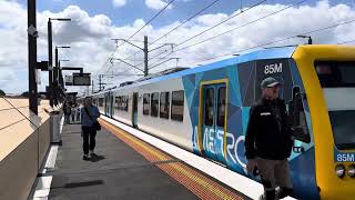 Outbound X’trapolis train departing the new Croydon Station on the Lilydale Line [upl. by Palmer]