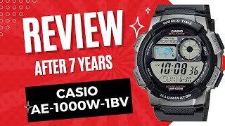 CASIO AE1000W1BV Review After 7 Years ae1000w [upl. by Soneson]