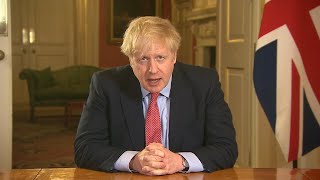 Boris Johnson announces complete UK lockdown amid coronavirus crisis [upl. by Aniham]