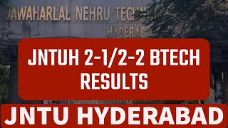 JNTUH 2122 BTECH RESULTS [upl. by Rani]