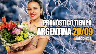 Pronóstico para el 20 de septiembre de 2024 Argentina  Infoclima TV [upl. by Cira23]