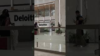 Hyderabad Deloitte Office Inside view Main entrance to work location deloitte hyderabad india [upl. by Fagaly]