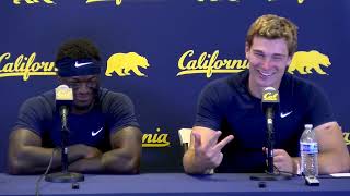 Cal Football Cal vs SDSU 9142024 Postgame Presser  Jaivian Thomas amp Fernando Mendoza [upl. by Ricky]