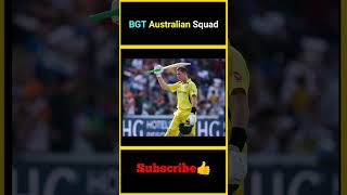 Boarder Gavaskar Trophy Australia Team Squad  factsmaavalite bgt bordergavaskartrophy [upl. by Wenda]