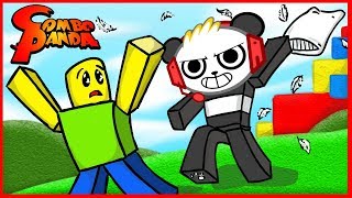 ROBLOX Pillow Fight Lets Play with Combo Panda [upl. by Okimik998]