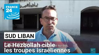 Liban  le Hezbollah cible les troupes israéliennes au sol • FRANCE 24 [upl. by Delly68]