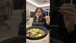 What I eat in a day as an American in Wuhan China 🍎 livingabroad chinesefood expat [upl. by Tamar]