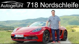 Nordschleife experience with the Porsche 718 Boxster GTS 2019 REVIEW  Autogefühl [upl. by Gae]