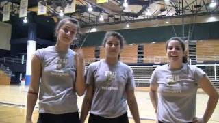 FIU Volleyball Ladies teach us how to cheer [upl. by Lyman]