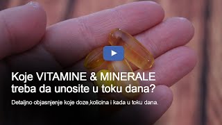 Koje vitamine unositi u toku dana  Maksim Trzin i Peđa Petrović [upl. by Enaywd]