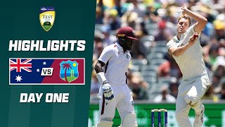 Australia v West Indies 202324  First Test  Day 1 [upl. by Dubenko704]