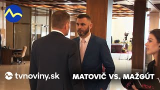 Matovič vracia úder  konflikt s poslancom Mažgútom  tvnovinysk [upl. by Georgetta]