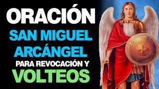 🙏 Poderosa oración a San Miguel Arcángel para la revocación y volteo de brujería 🙇‍♀️ [upl. by Shedd]