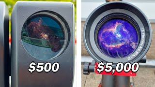 500 vs 5000 Telescope  Seestar S50 vs 80mm APO  Astrophotography [upl. by Earaj685]