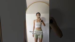 Here’s how maintain my body shape with simple routines that work for me fitnessjourney healthy [upl. by Tolman]