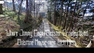 Where Jimmy Page lived Boleskine House near Loch Ness [upl. by Baryram590]