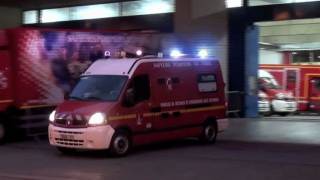 Paris Fire Dept Ambulance Turnout  BSPP VSAV 17 CS Masséna [upl. by Ilanos]