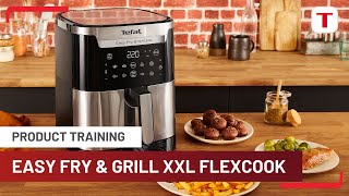 Tefal Easy Fry amp Grill XXL Flexcook EY801D  How to use Flexcook [upl. by Naeruat159]