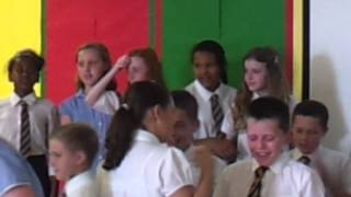 St mary and st margarets school castle bromwich birmingham year 6 leavers on stage [upl. by Llednav]