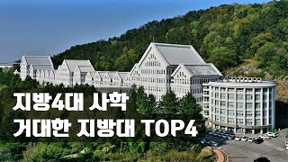 과거 인서울급 지방4대 사학 거대한 지방 대학 TOP4 [upl. by Einnel615]