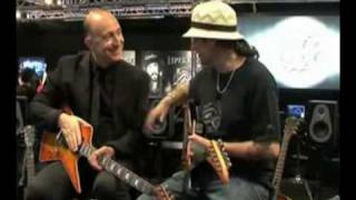 Woodbrass Music InstrumentInterview Lag Phil Campbell signature Francfort 2009 [upl. by Thgiwd]