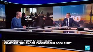 quotRebooster lécolequot avec la suppression de 4000 postes plus délèves et des quotconditions indignesquot [upl. by Rehm673]